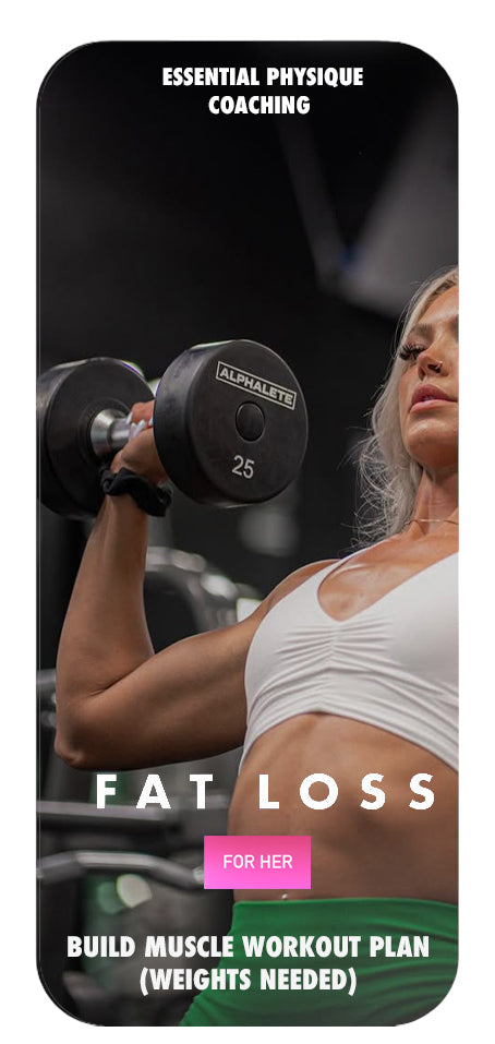 Weight loss build muscle program for her